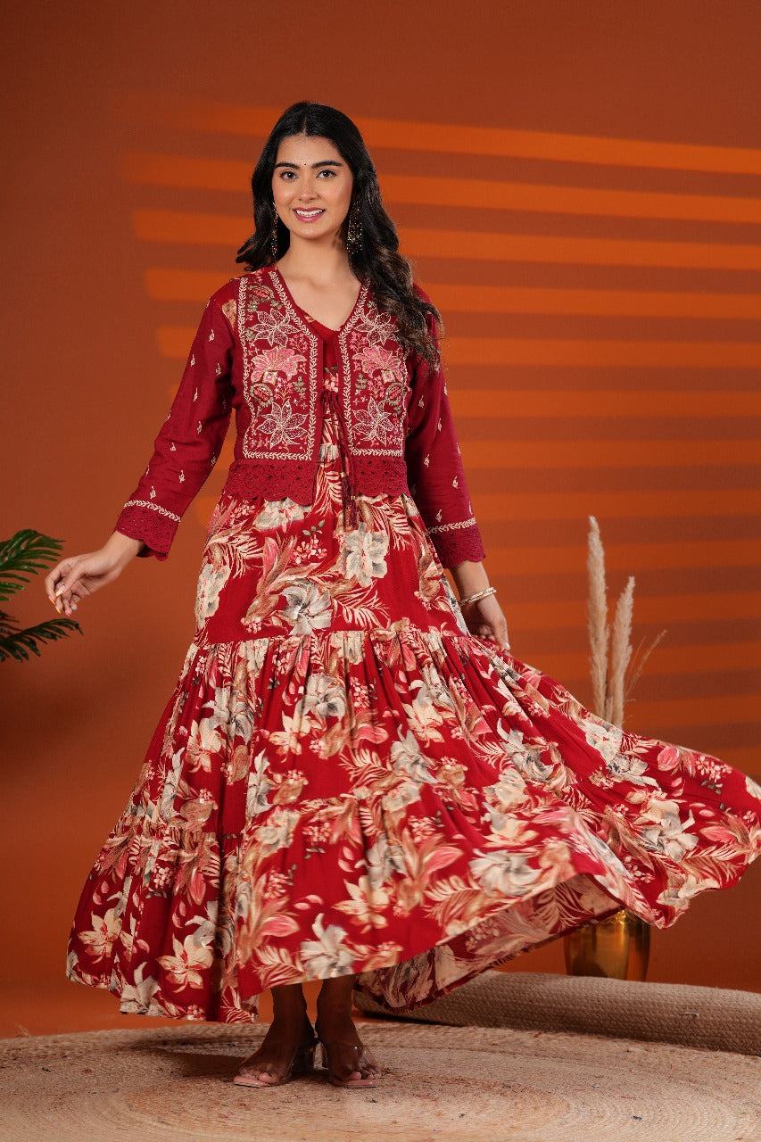 GOWN WITH JACKET