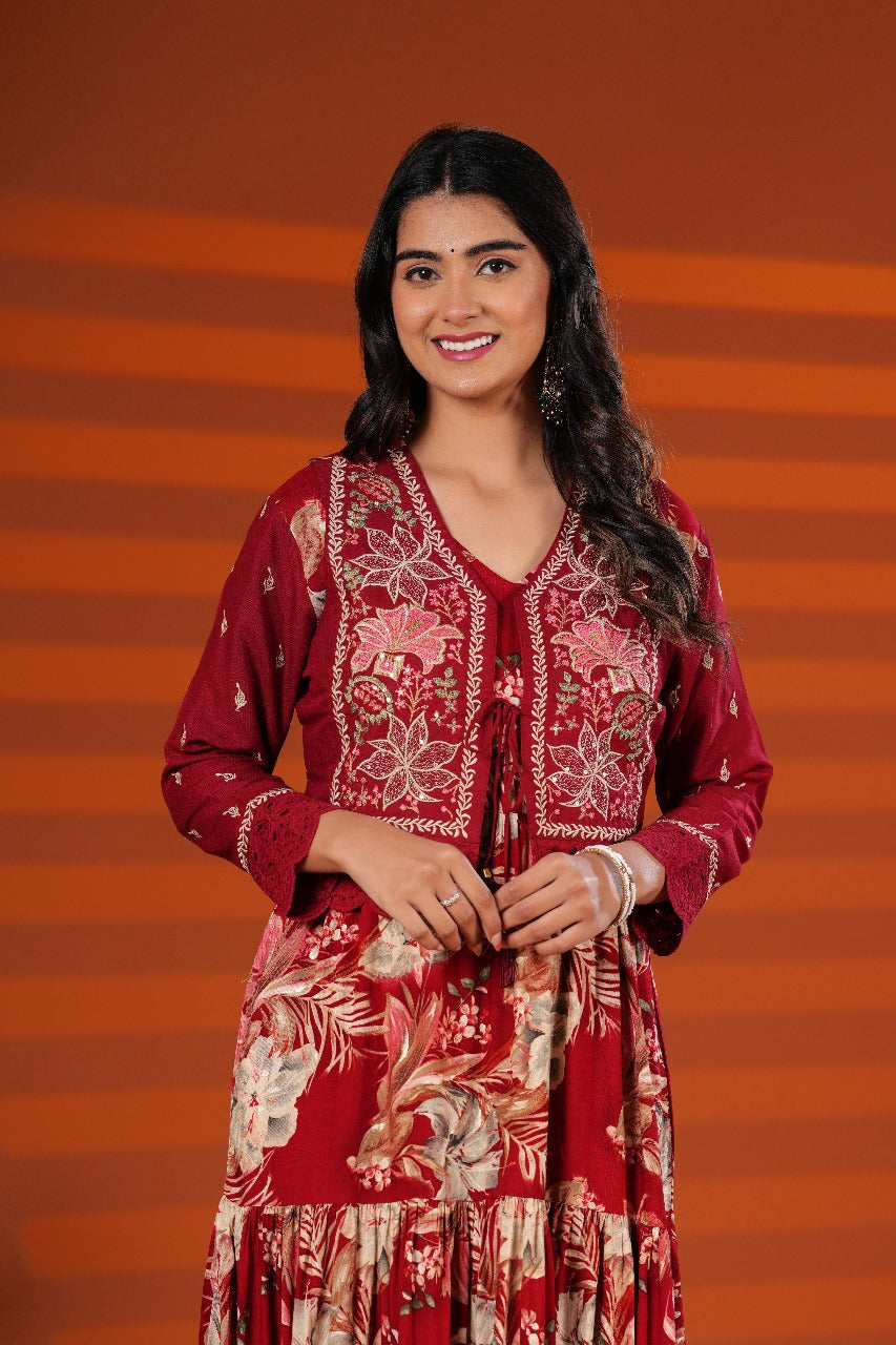GOWN WITH JACKET